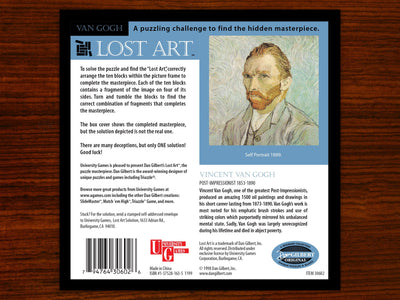 Rare Collectable Lost Art - Van Gogh - 3D Block Puzzle - by Dan Gilbert