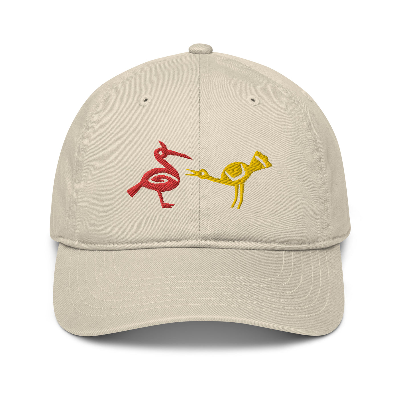 Birds Petroglyph - Organic Baseball Cap