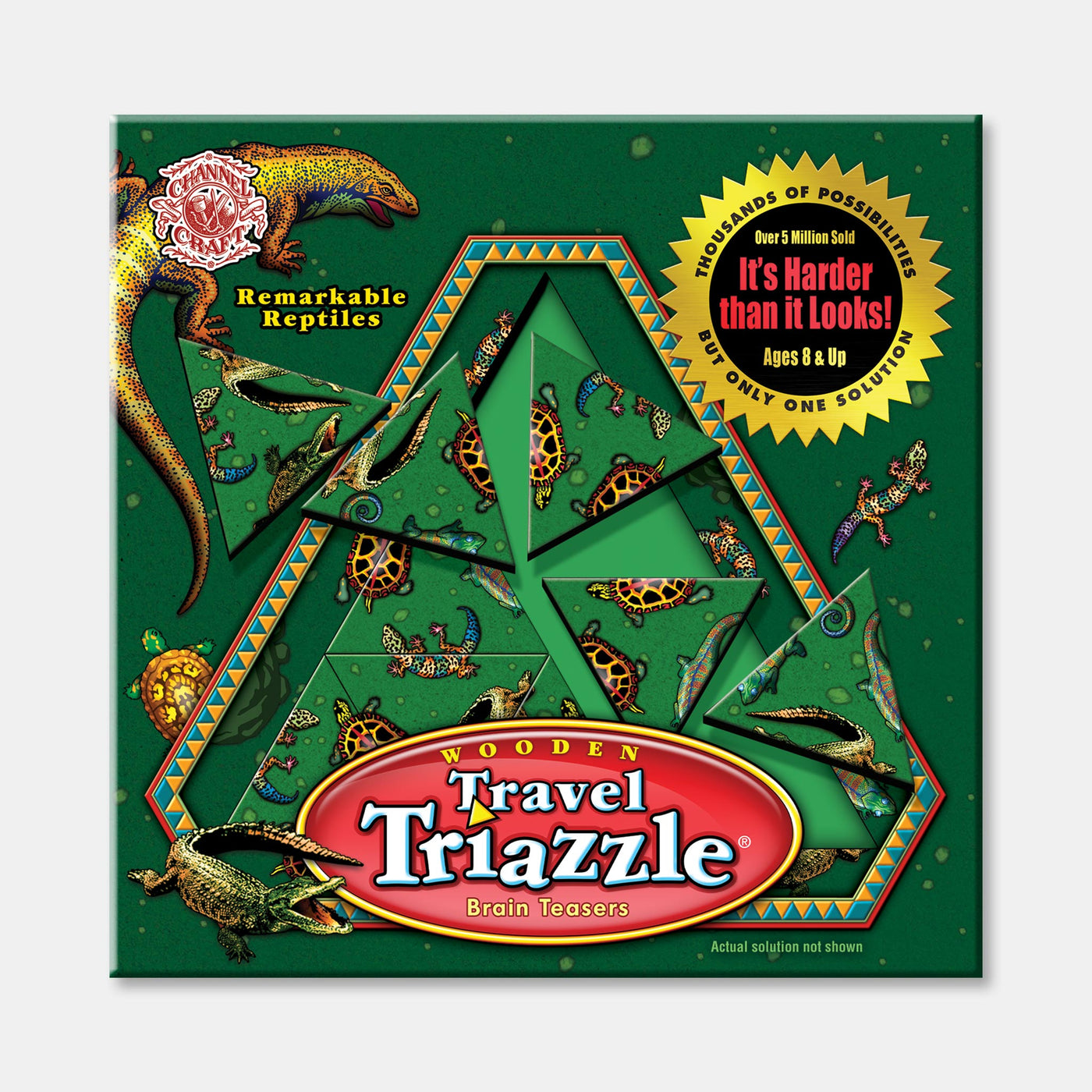 Remarkable Reptiles - Travel Triazzle