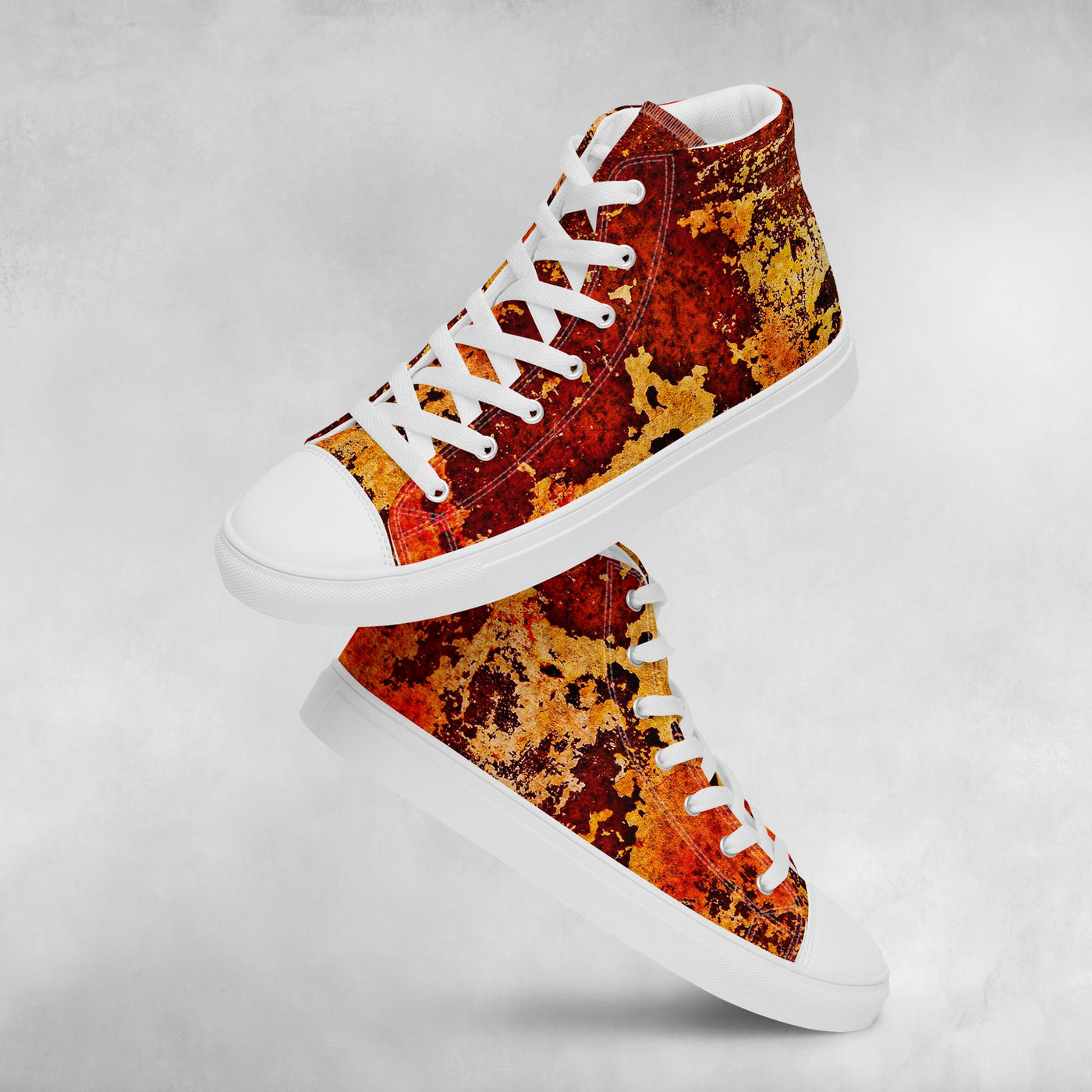 Rust - Women’s High Top Canvas Shoes