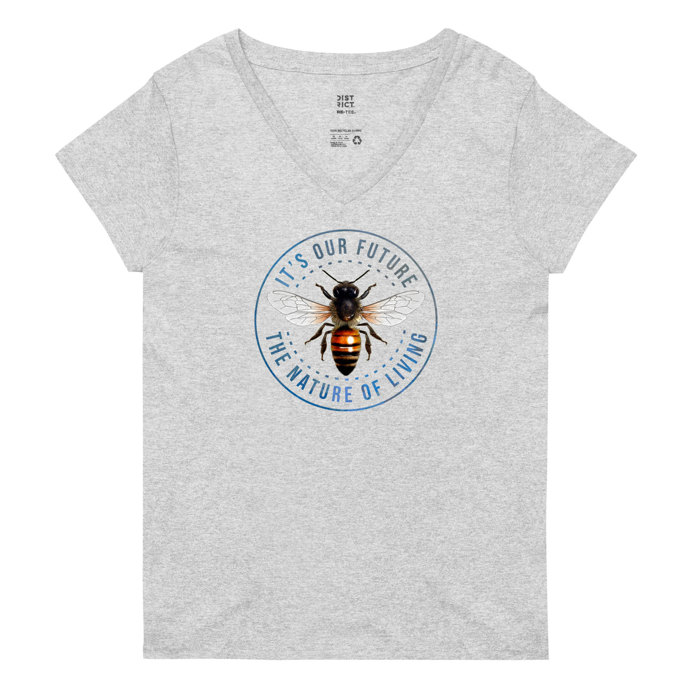 Buzzing Bee Charm V-Neck Tee