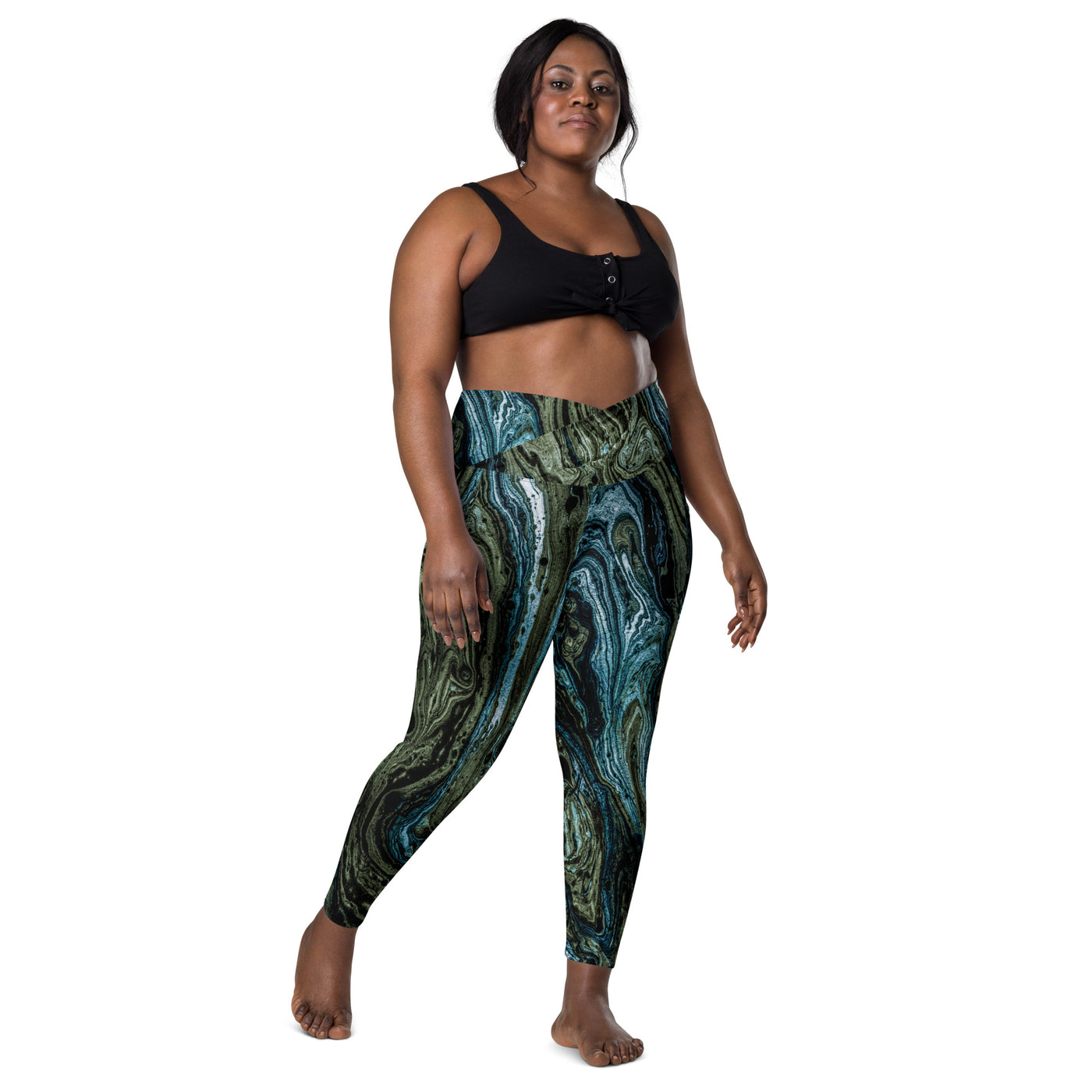 Woodwitch Crossover leggings with pockets
