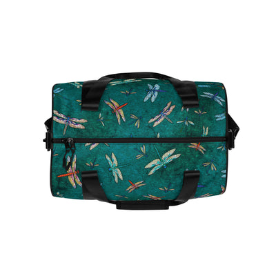 Dragonflies Teal - Gym Bag