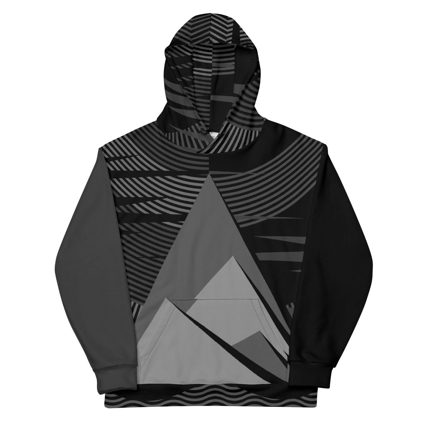 Mountain in black & white - Hoodie