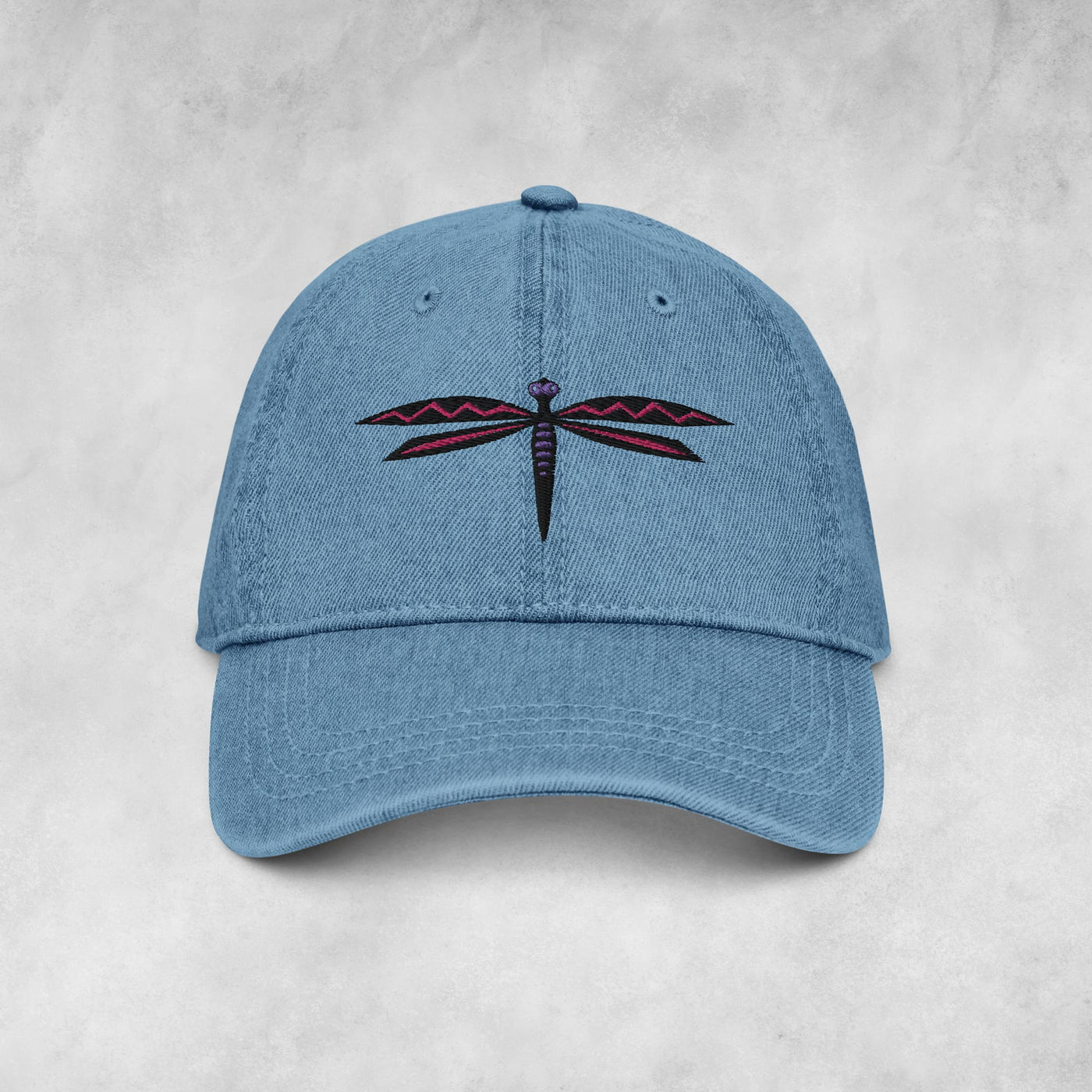 Dragonfly - Denim Baseball Cap