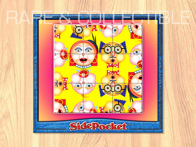 Rare & Collectable "Fixen' Faces" Family Magnetic SidePocket Brain Teaser Game by Dan Gilbert