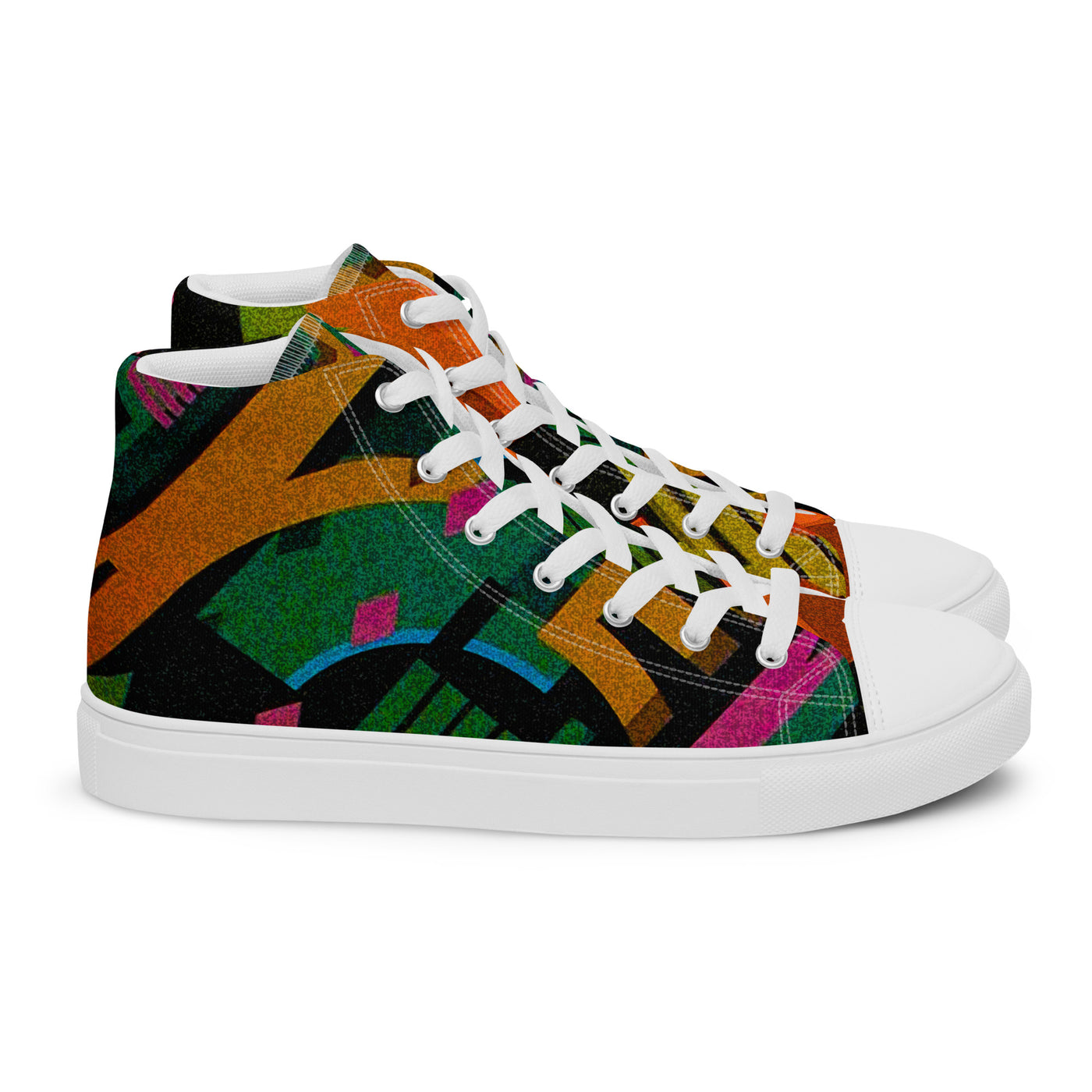TechAbstract 1 - Women's High Top Canvas Shoes