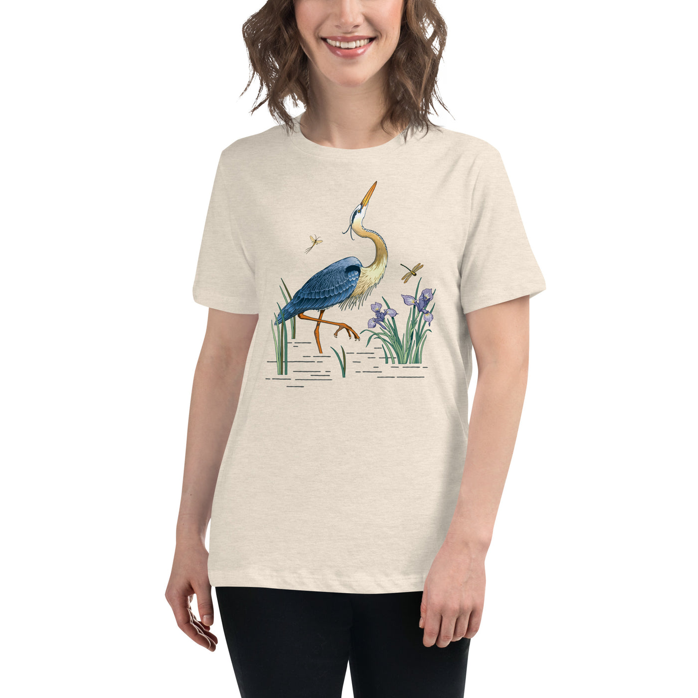 Blue Heron - Relaxed Fit T-Shirt
