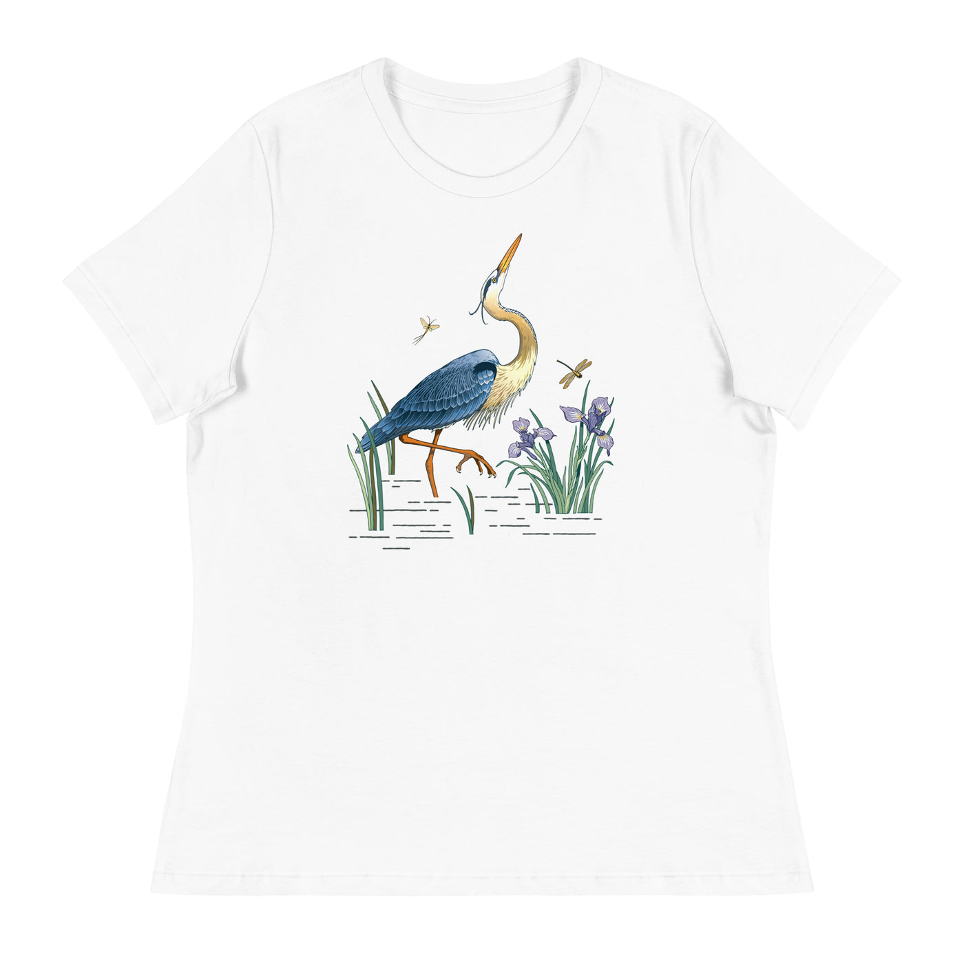 Blue Heron - Relaxed Fit T-Shirt